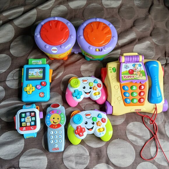 Fisher Price Baby Toy Lot of 7 Laugh N Learn Toys Batteries Included - Picture 1 of 14